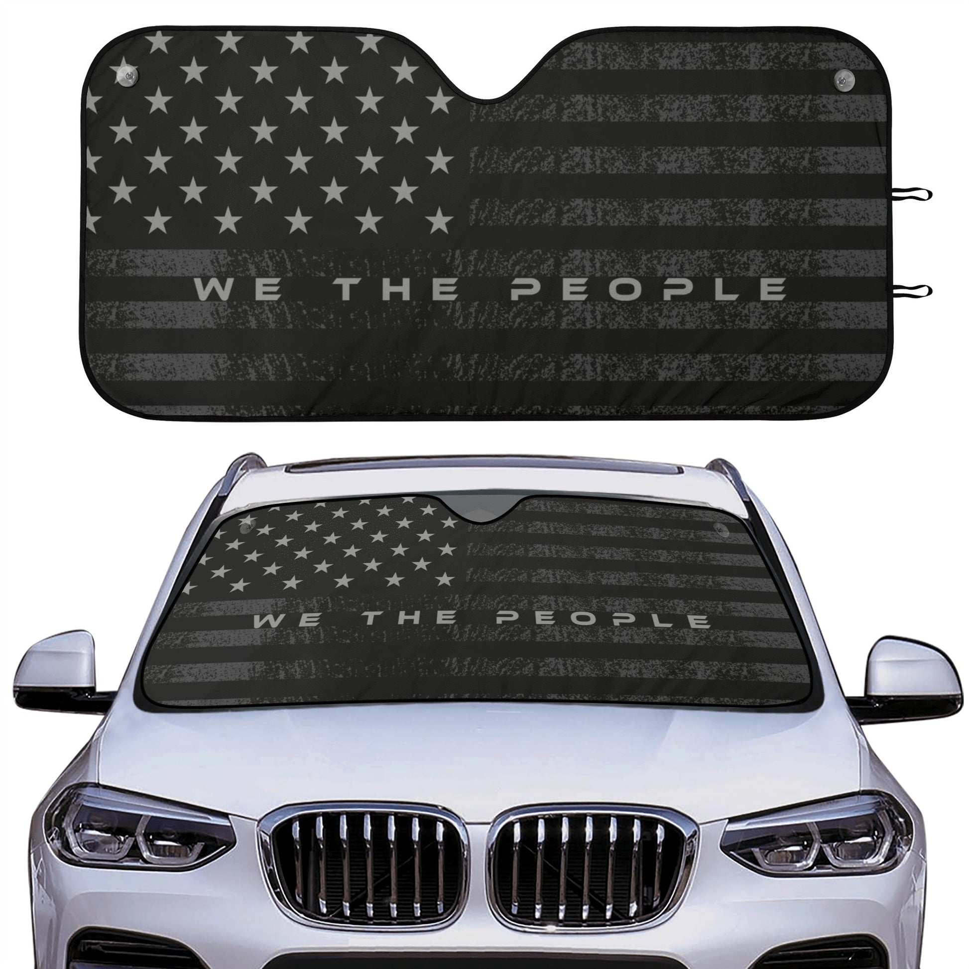 WE THE PEOPLE AUTO SUN SHADE POPCUSTOMS NT popcustoms