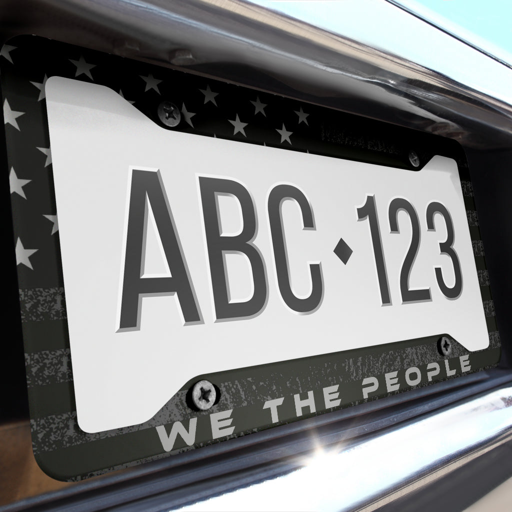 WE THE PEOPLE LICENSE PLATE FRAME NT Freedom Over Fear Industries