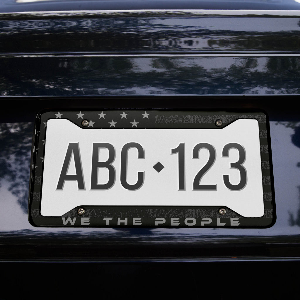 WE THE PEOPLE LICENSE PLATE FRAME NT Freedom Over Fear Industries