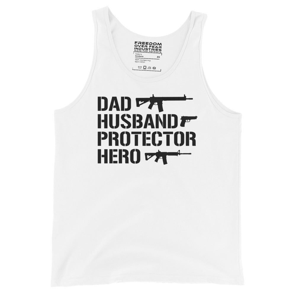 Dad Husband Protector Hero Freedom Over Fear Industries