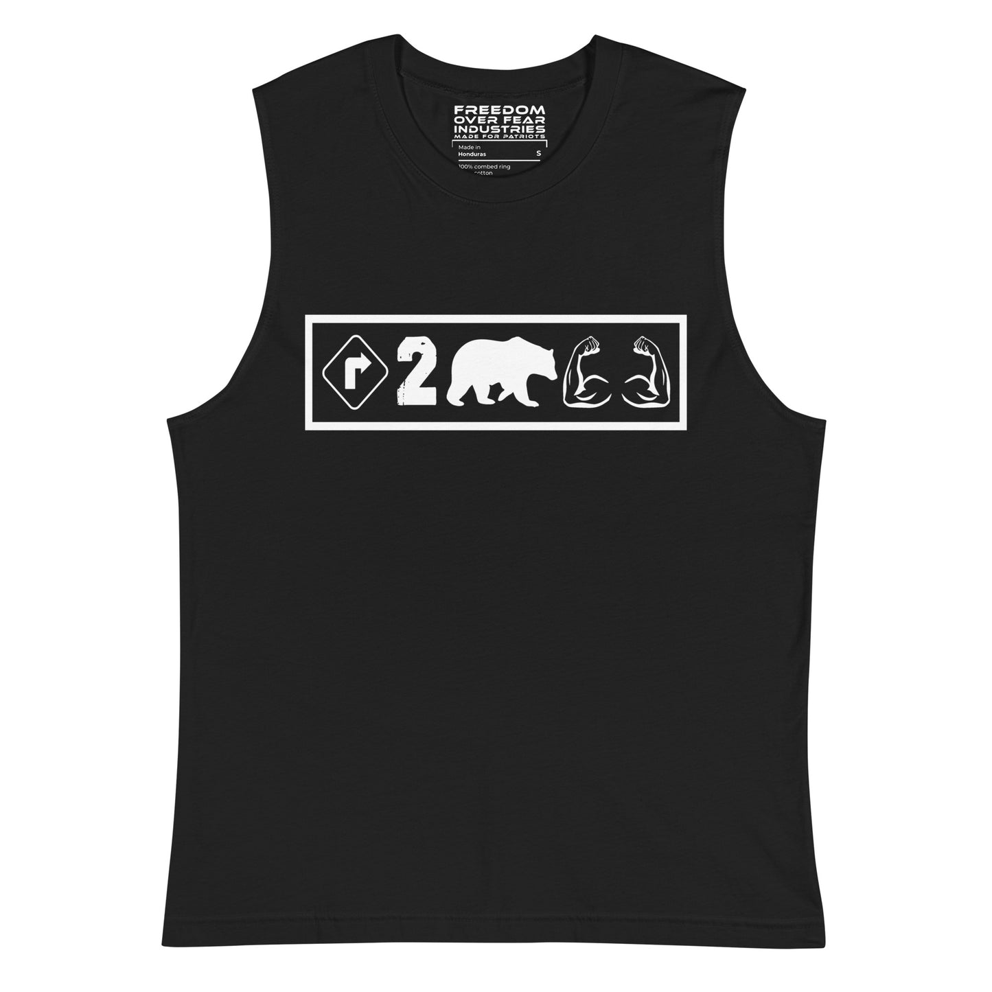 Right 2 Bear Arms Muscle Shirt Freedom Over Fear Industries