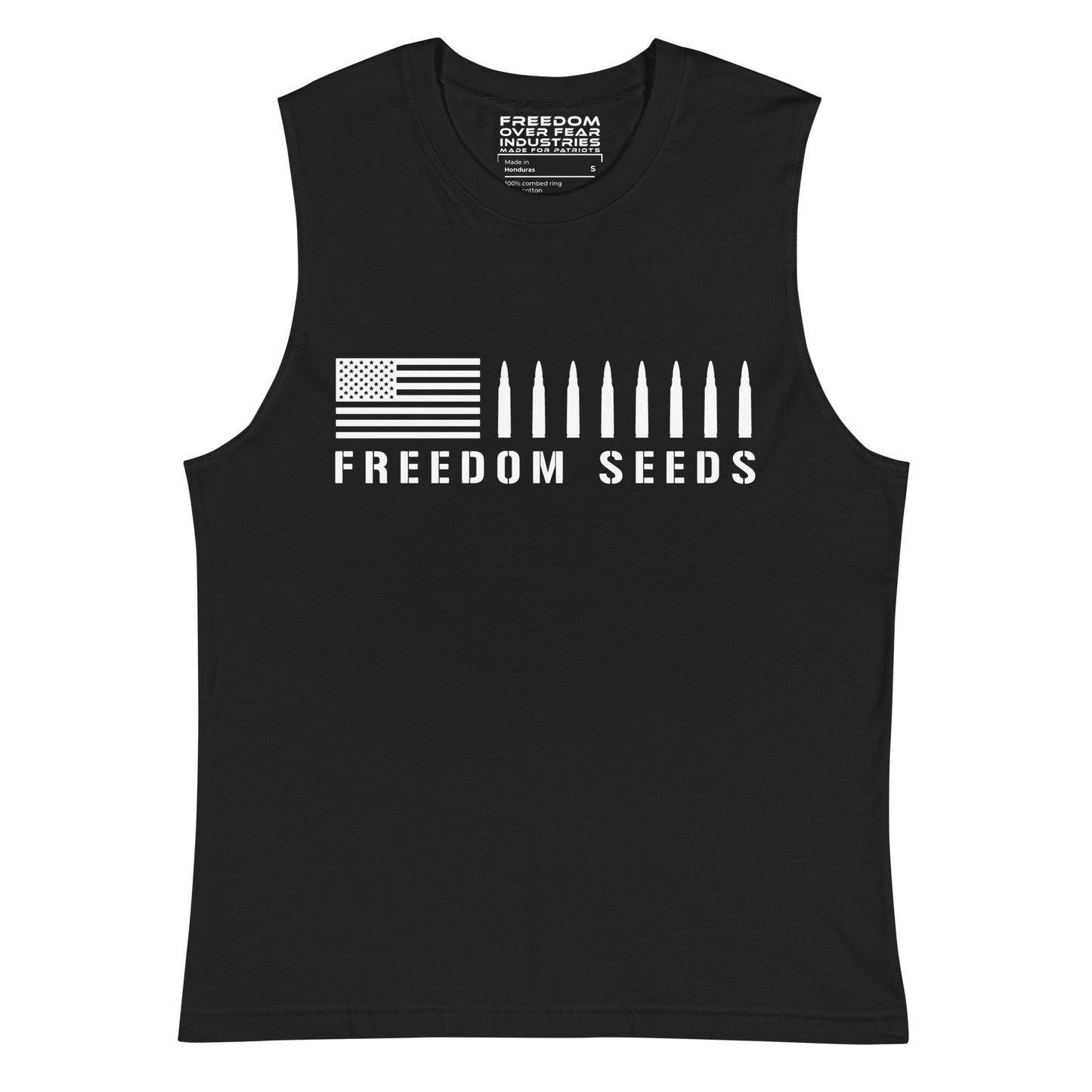 Freedom Seeds Muscle Shirt Freedom Over Fear Industries