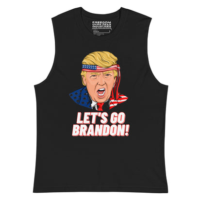 LGB Trump Muscle Shirt Freedom Over Fear Industries