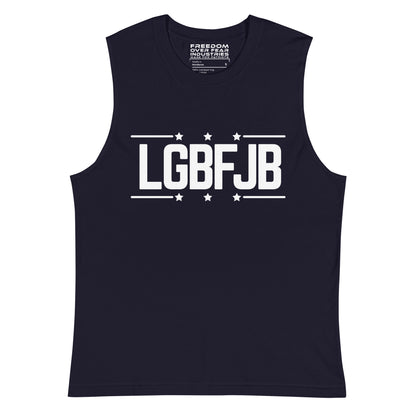 LGBFJB Muscle Shirt Freedom Over Fear Industries