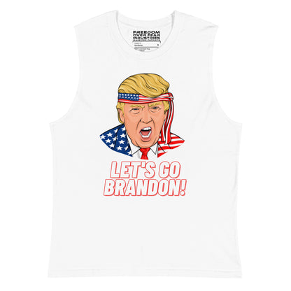 LGB Trump Muscle Shirt Freedom Over Fear Industries