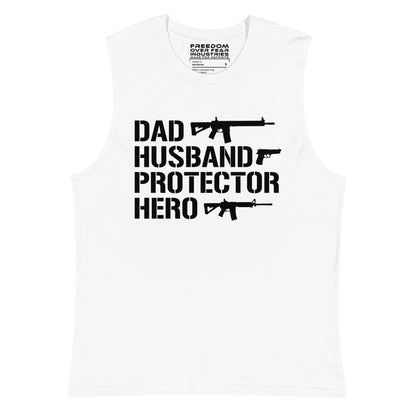 Dad Husband Protector Hero Freedom Over Fear Industries