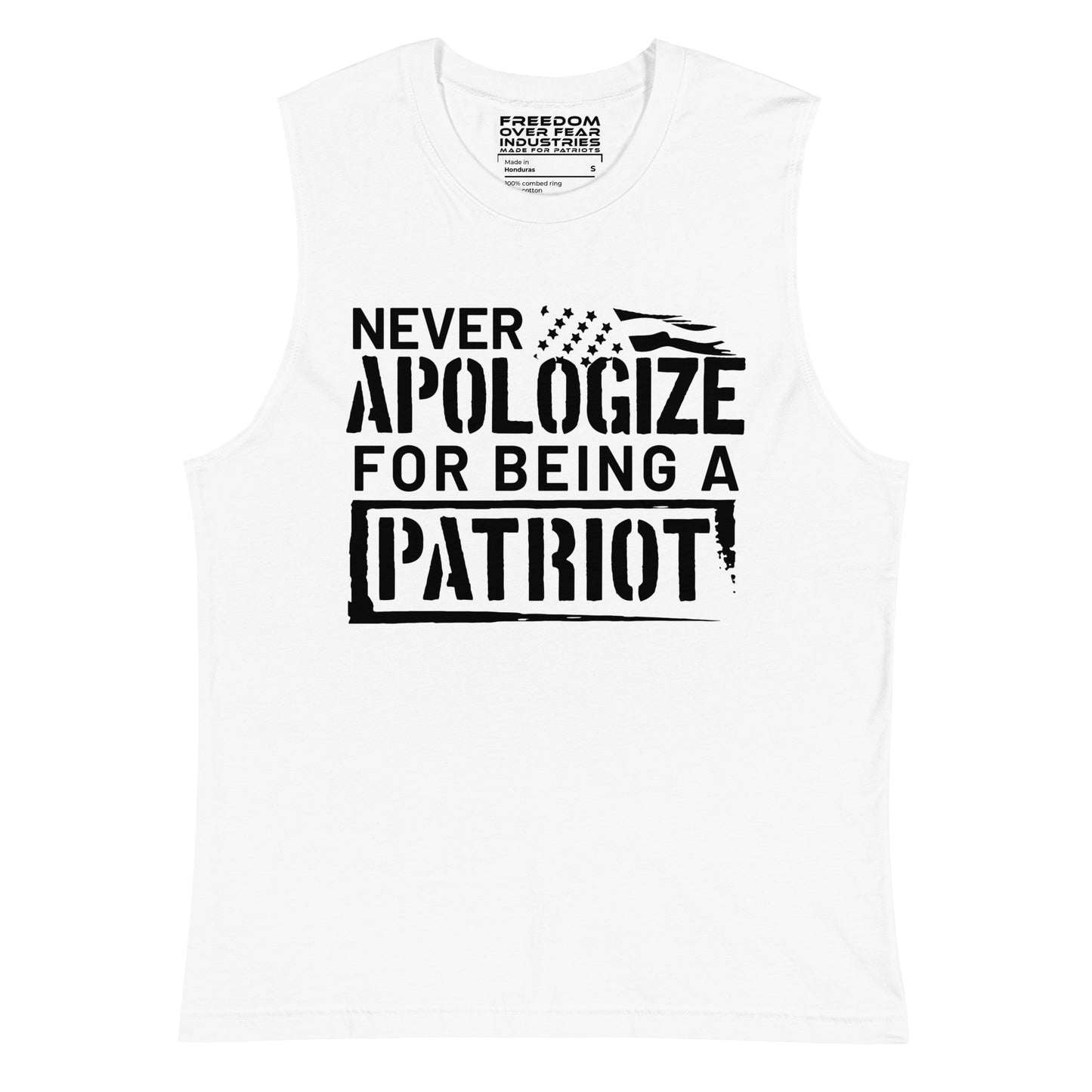 Never Apologize Freedom Over Fear Industries