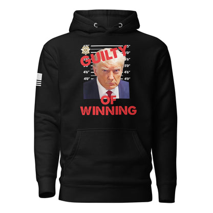 Trump Guilty Of Winning Unisex Hoodie Freedom Over Fear Industries