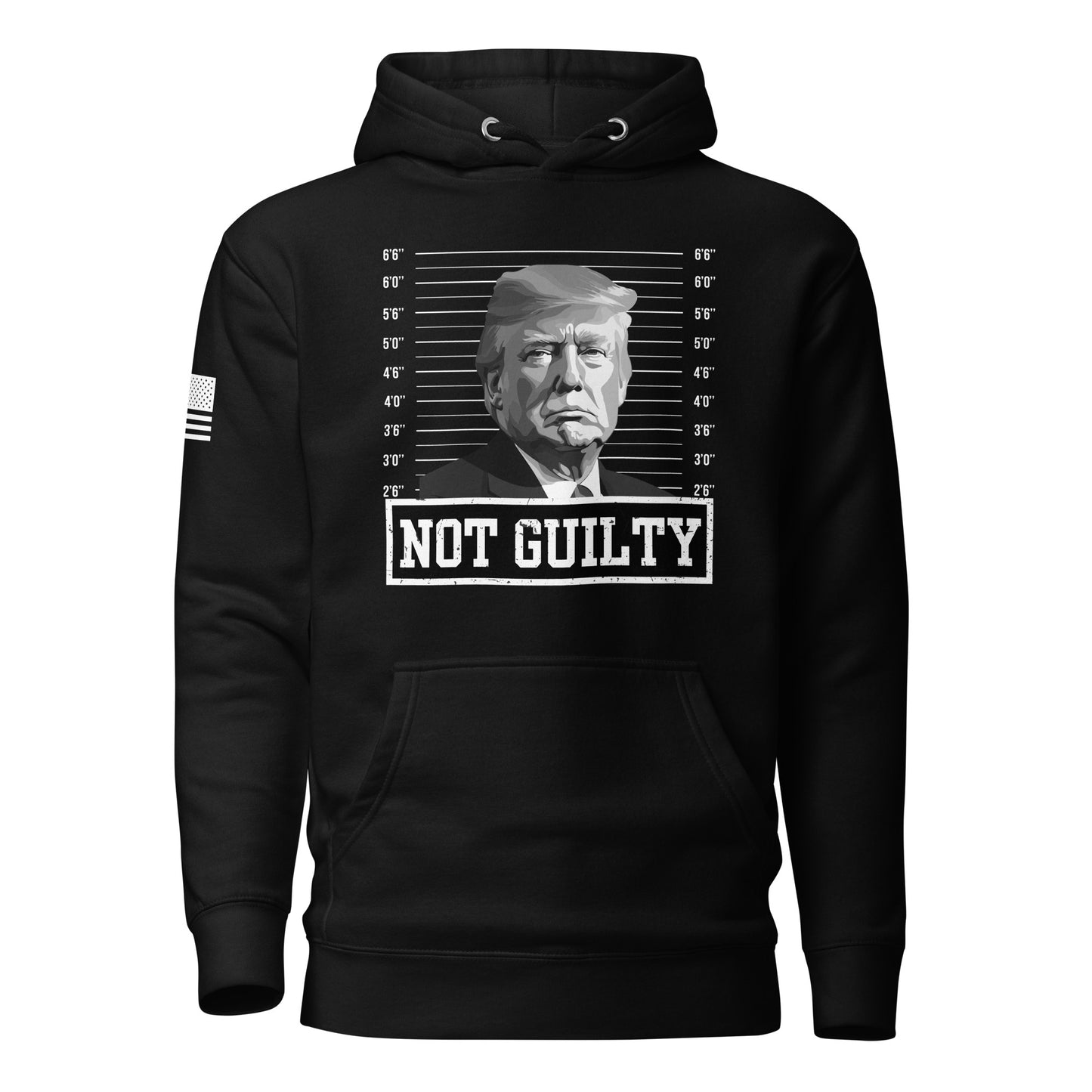 Trump Not Guilty Unisex Hoodie Freedom Over Fear Industries