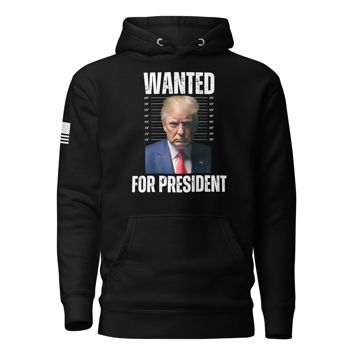 Trump Wanted For President Unisex Hoodie Freedom Over Fear Industries