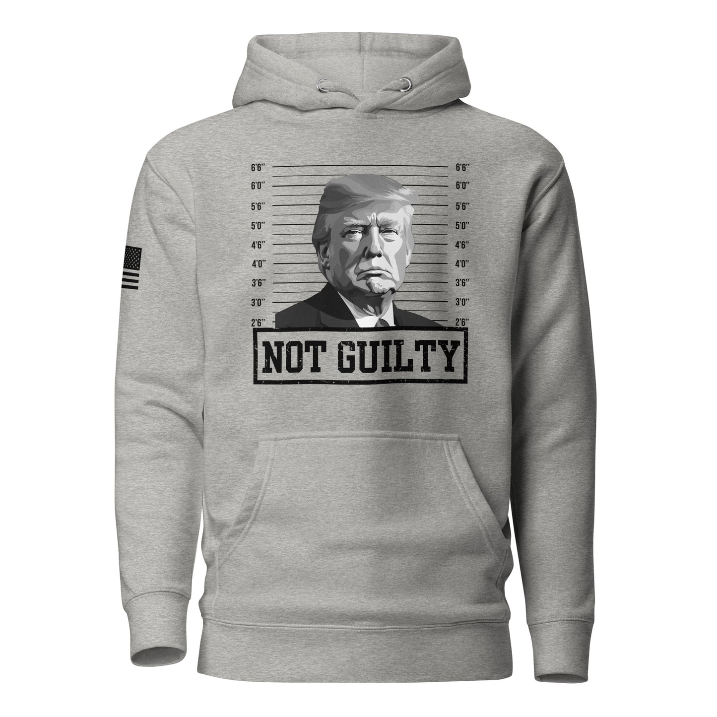 Trump Not Guilty Unisex Hoodie Freedom Over Fear Industries