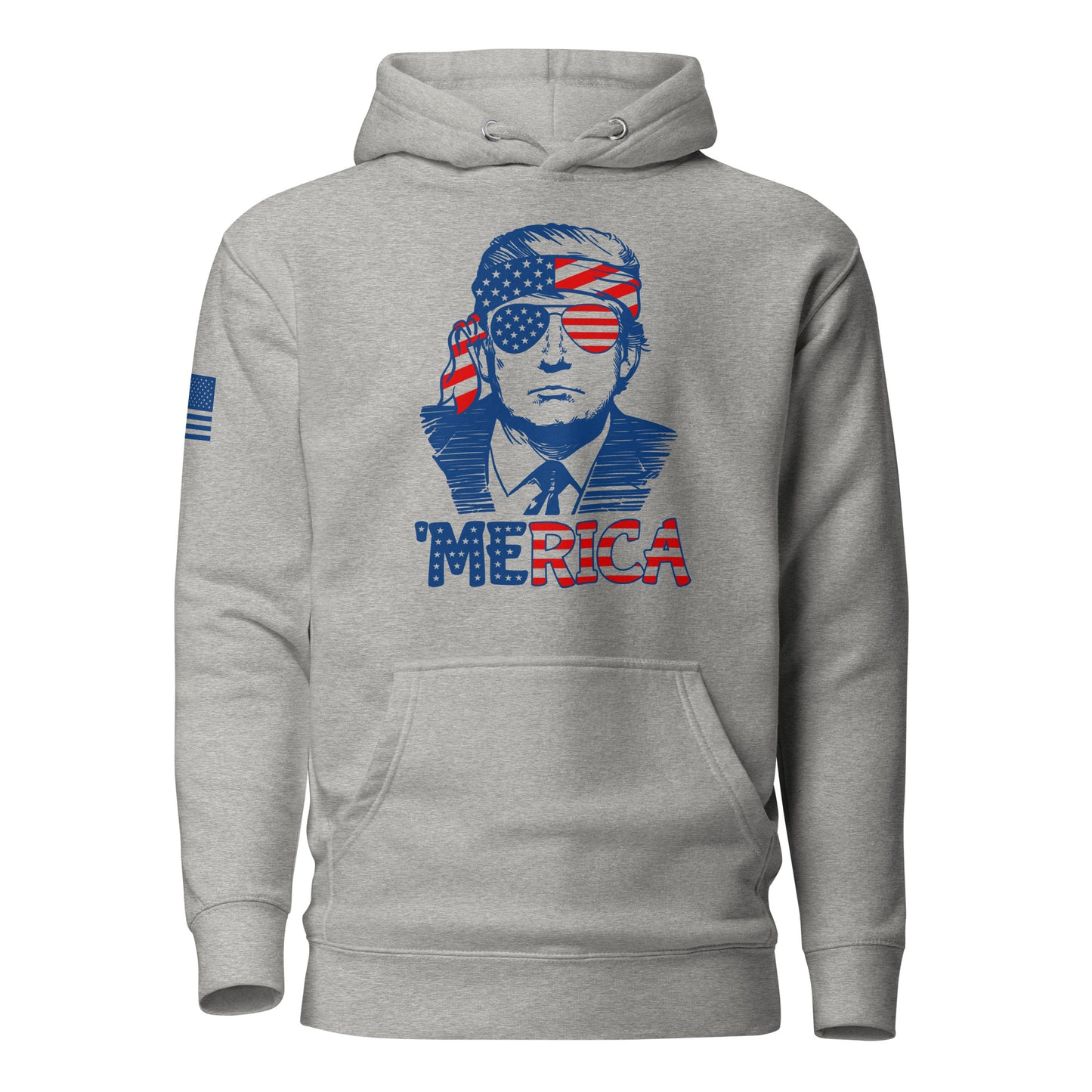 Trump Merica Unisex Hoodie Freedom Over Fear Industries