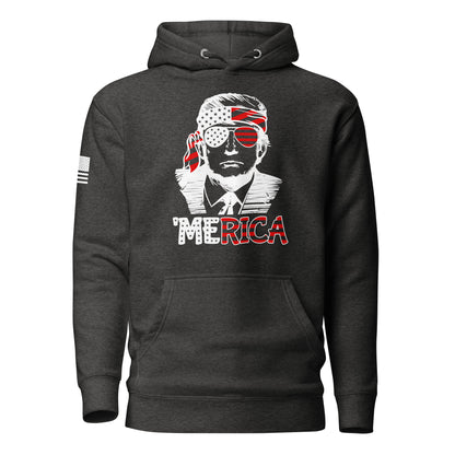 Trump Merica Unisex Hoodie Freedom Over Fear Industries