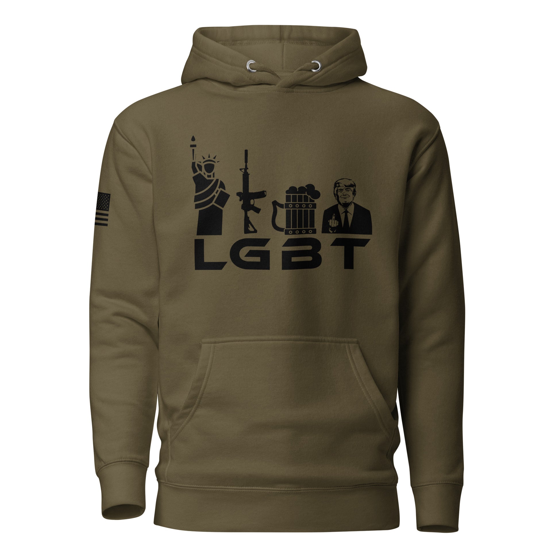 LGBT CH Hoodie Freedom Over Fear Industries