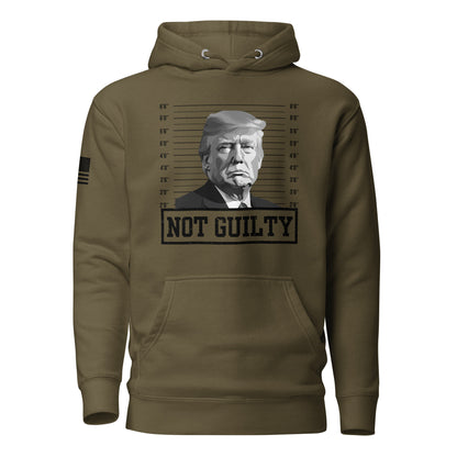 Trump Not Guilty Unisex Hoodie Freedom Over Fear Industries