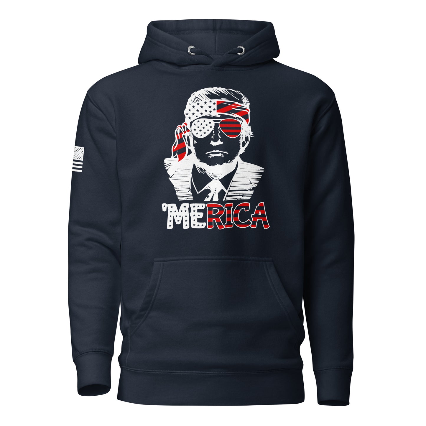 Trump Merica Unisex Hoodie Freedom Over Fear Industries