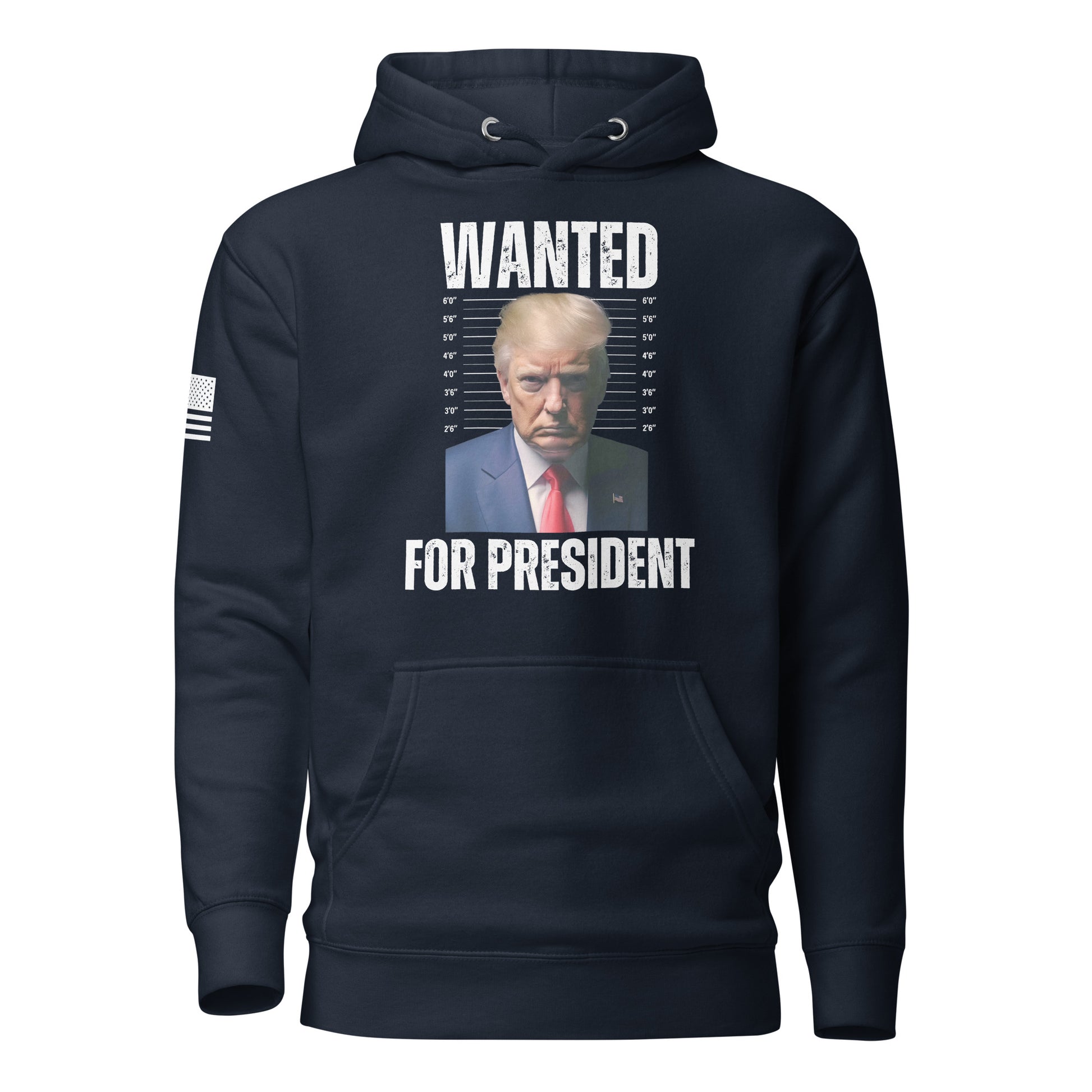 Trump Wanted For President Unisex Hoodie Freedom Over Fear Industries