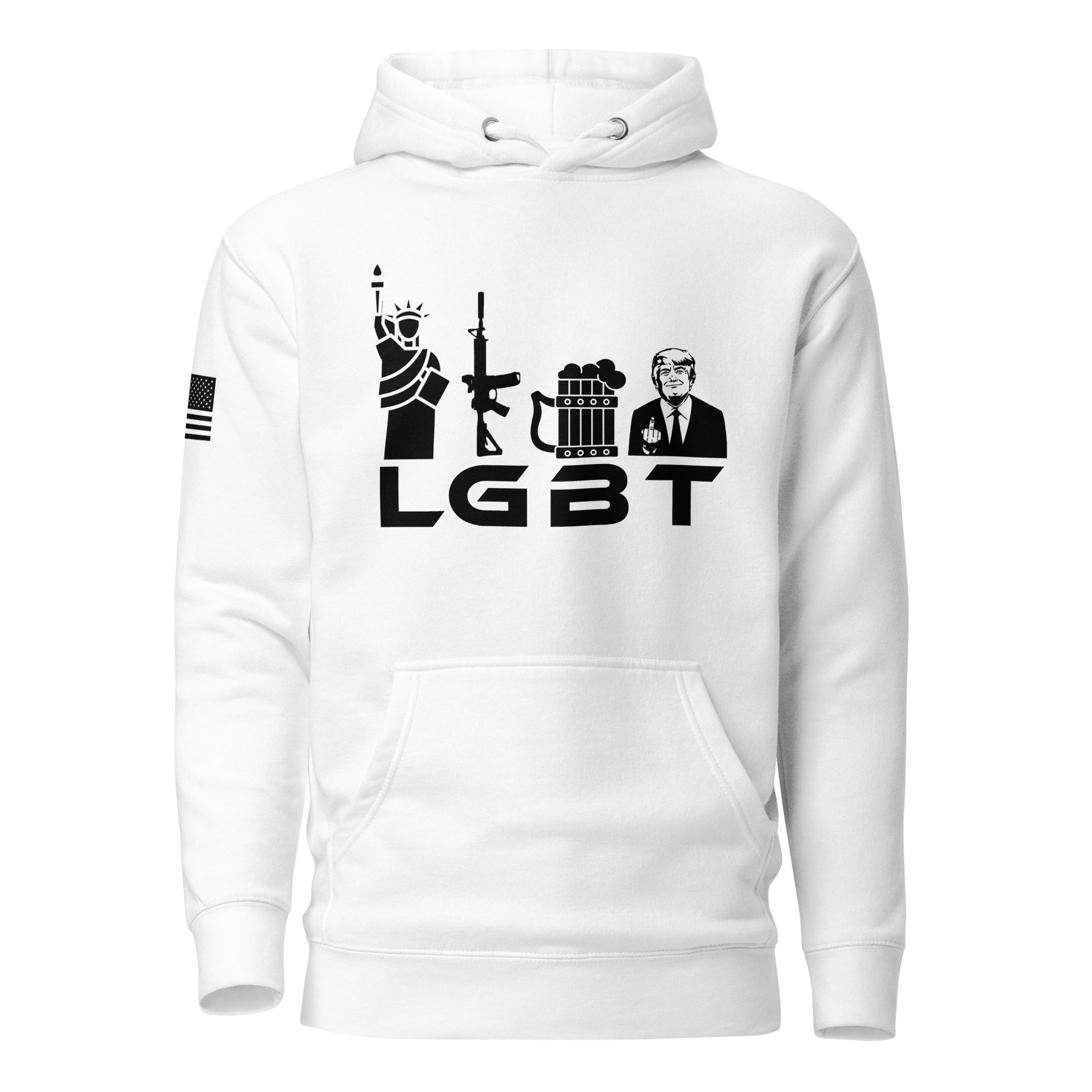 LGBT CH Hoodie Freedom Over Fear Industries