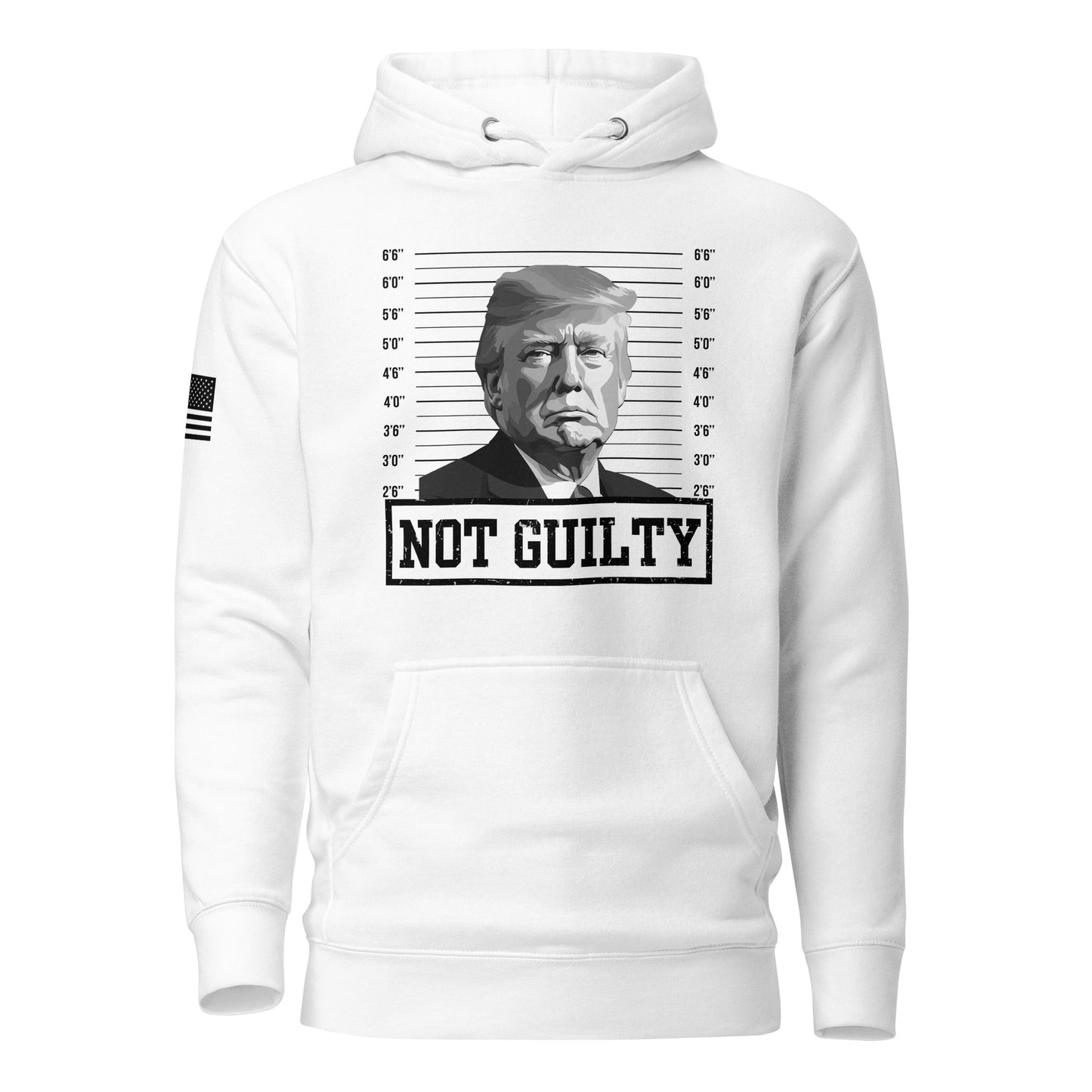 Trump Not Guilty Unisex Hoodie Freedom Over Fear Industries