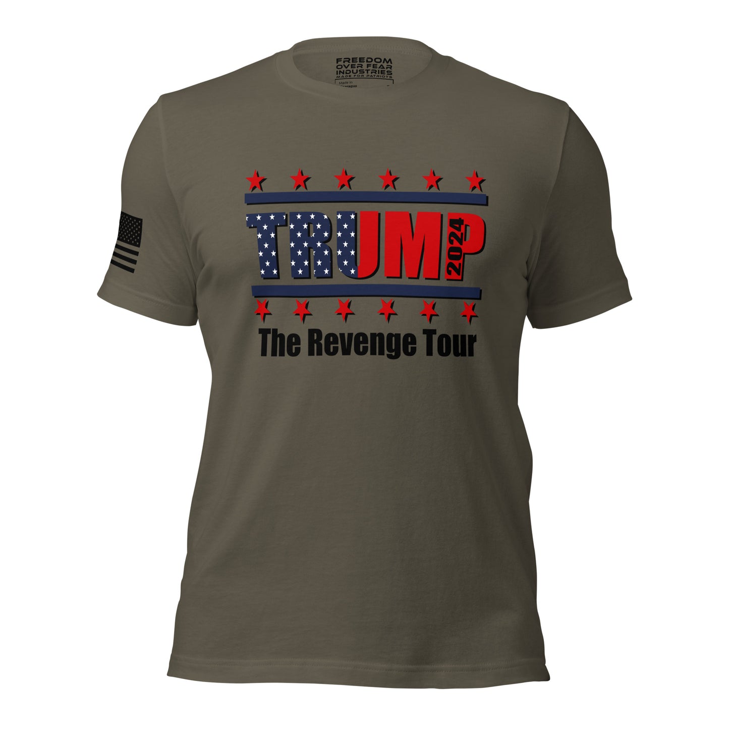 Trump The Revenge Tour Men's T-Shirt Freedom Over Fear Industries