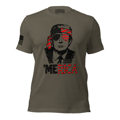 Merica Trump 2024 MAGA Save America Premium Men's T-Shirt Freedom Over Fear Industries