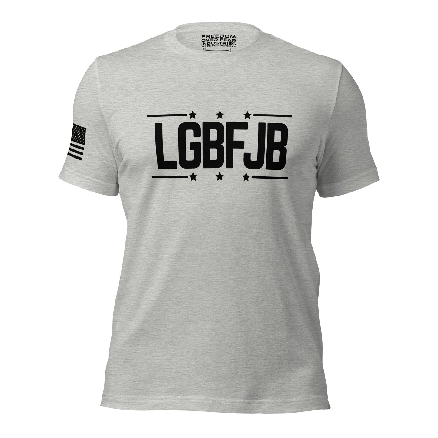 Let&#39;s Go Brandon LGBFJB Ed. Funny Political Conservative Republican Constitutional Rights USA FJB Mens Soft Style 100 Cotton Shirt Freedom Over Fear Industries