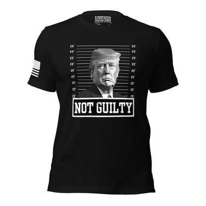 Trump Not Guilty Men's T-Shirt Freedom Over Fear Industries