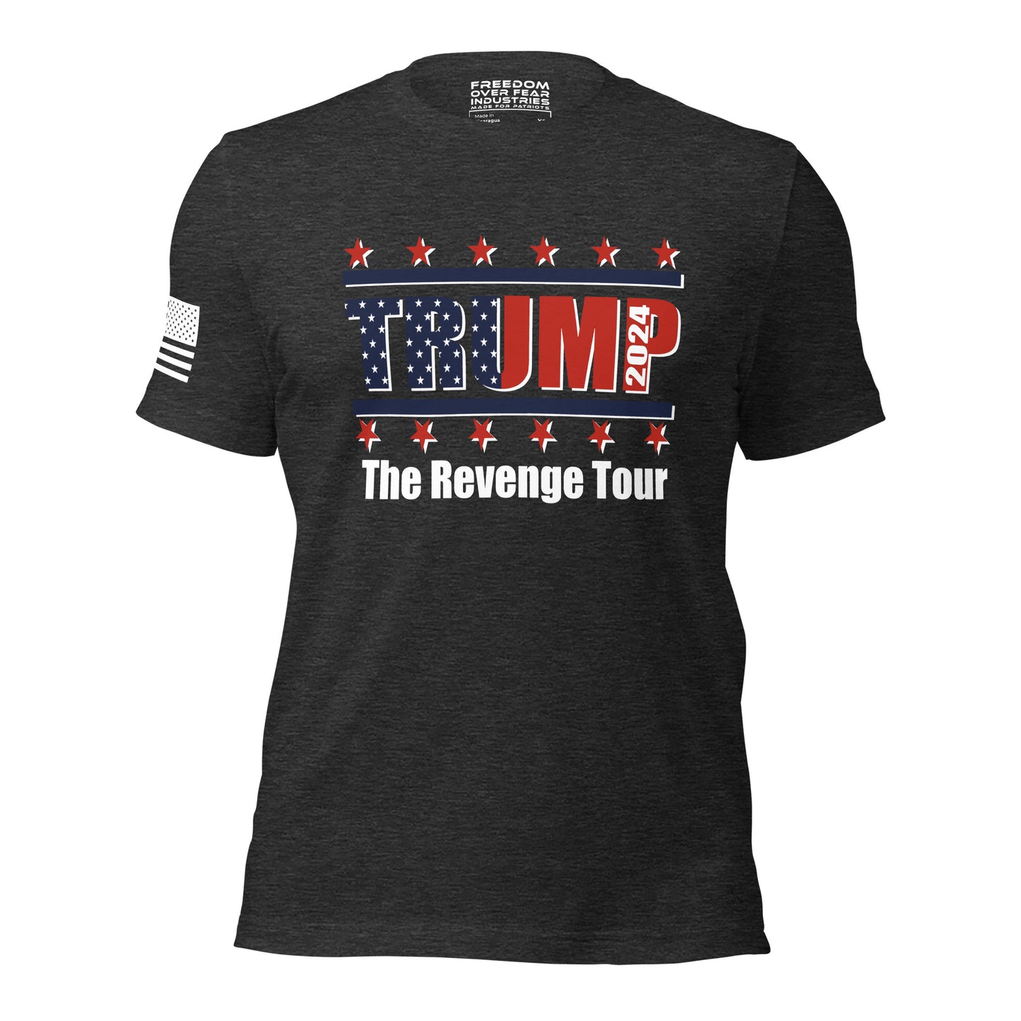 Trump The Revenge Tour Men's T-Shirt Freedom Over Fear Industries