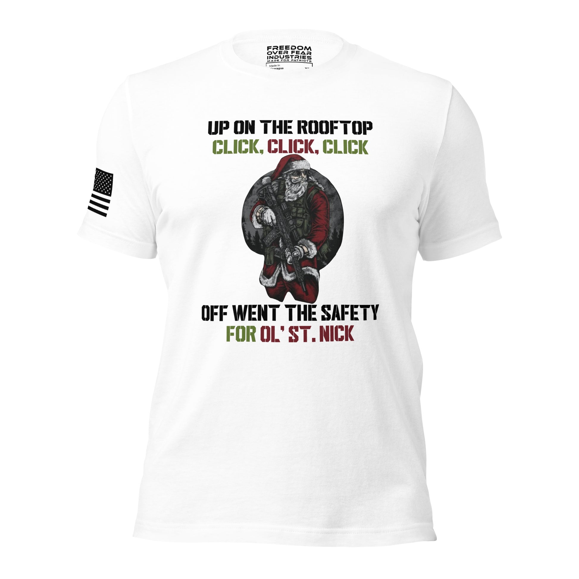 Up On The Rooftop V2 Men's T-Shirt Freedom Over Fear Industries