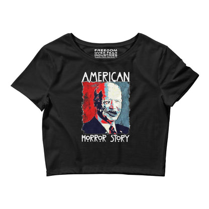 American Horror Story Women's Crop Tee Freedom Over Fear Industries