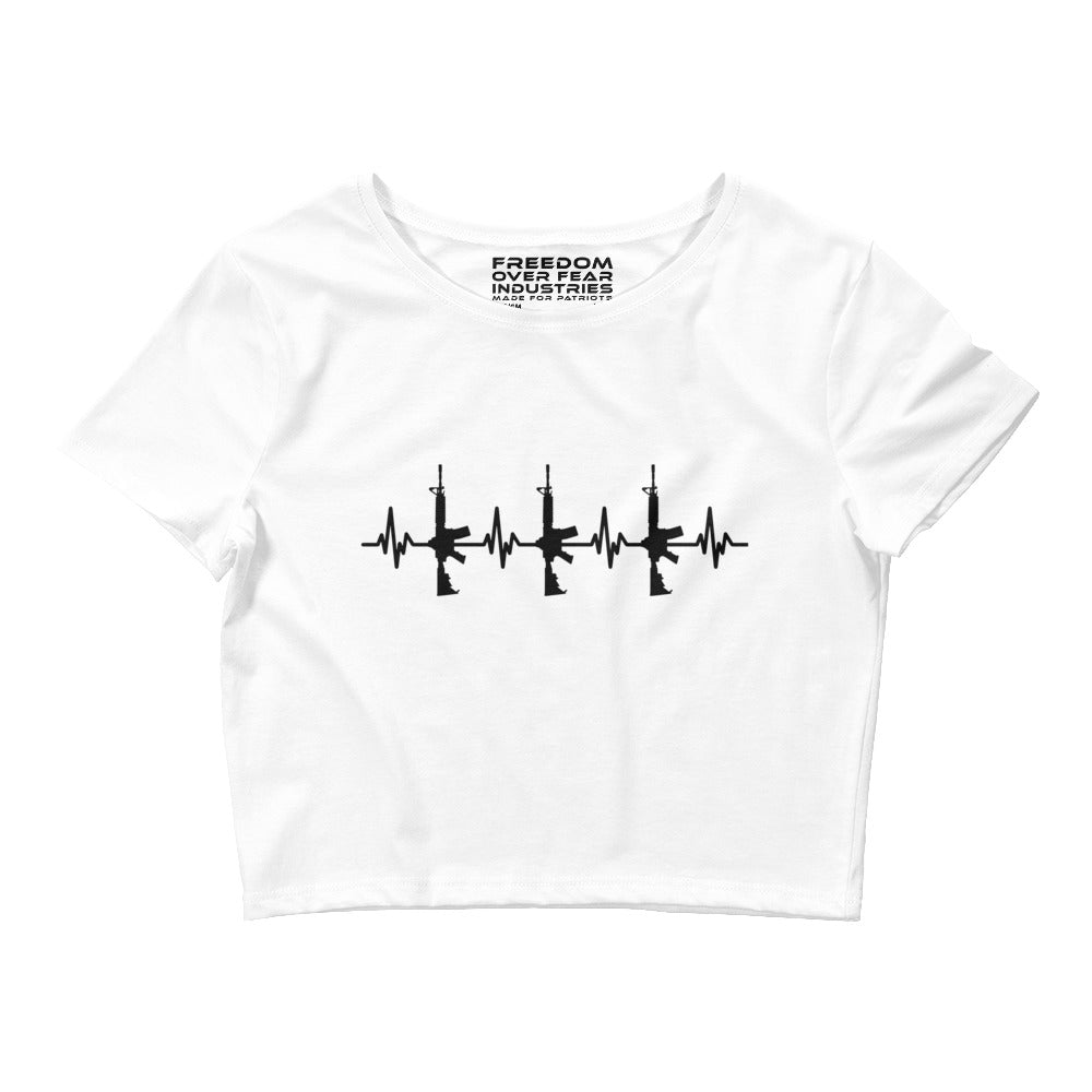 Sweet Spot Women's Crop Tee Freedom Over Fear Industries